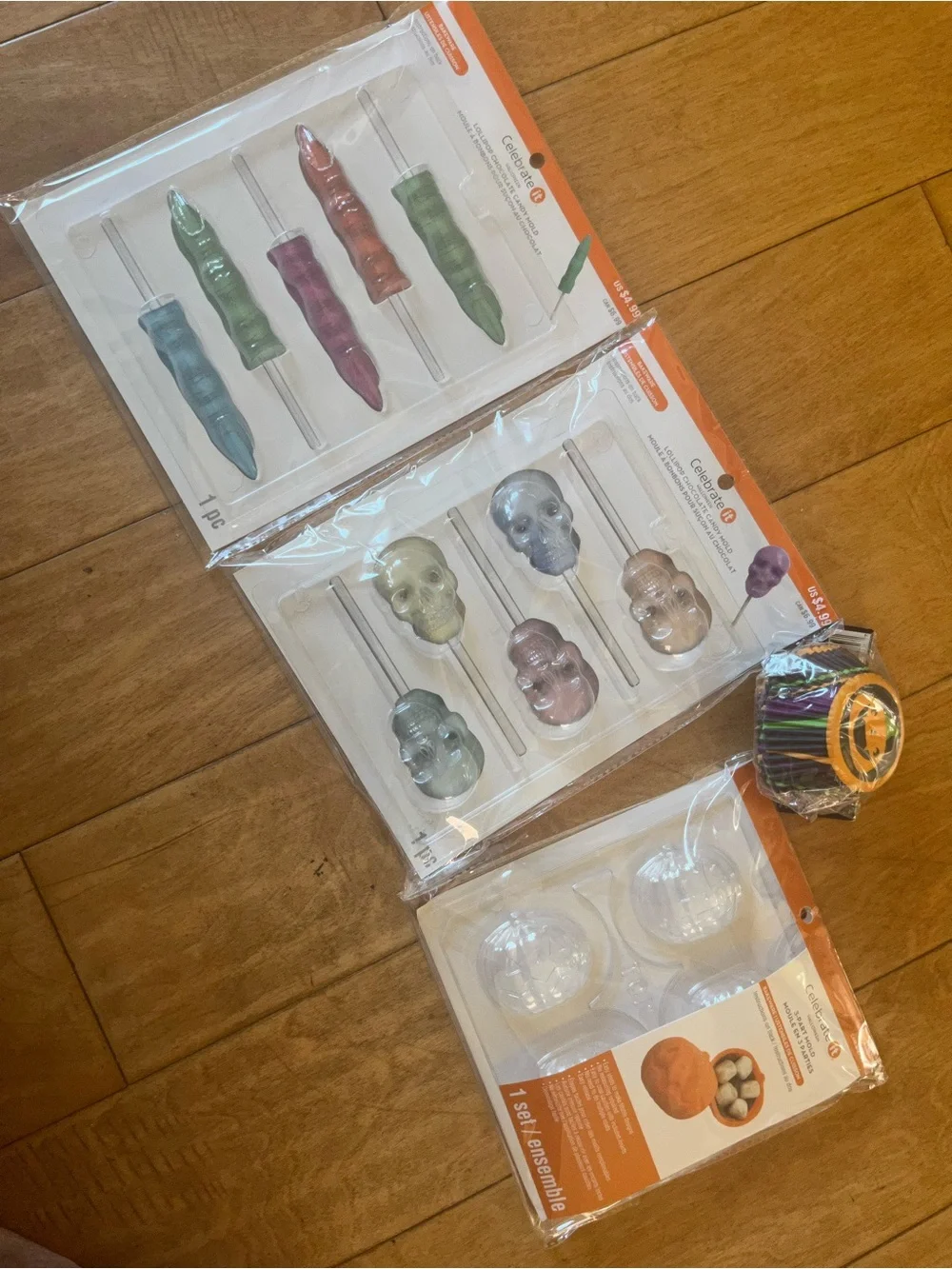 Halloween candy molds